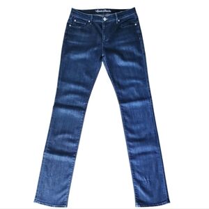 Agave Denim Made In USA Dark Blue Relaxed Straight Leg Jeans Sz 29